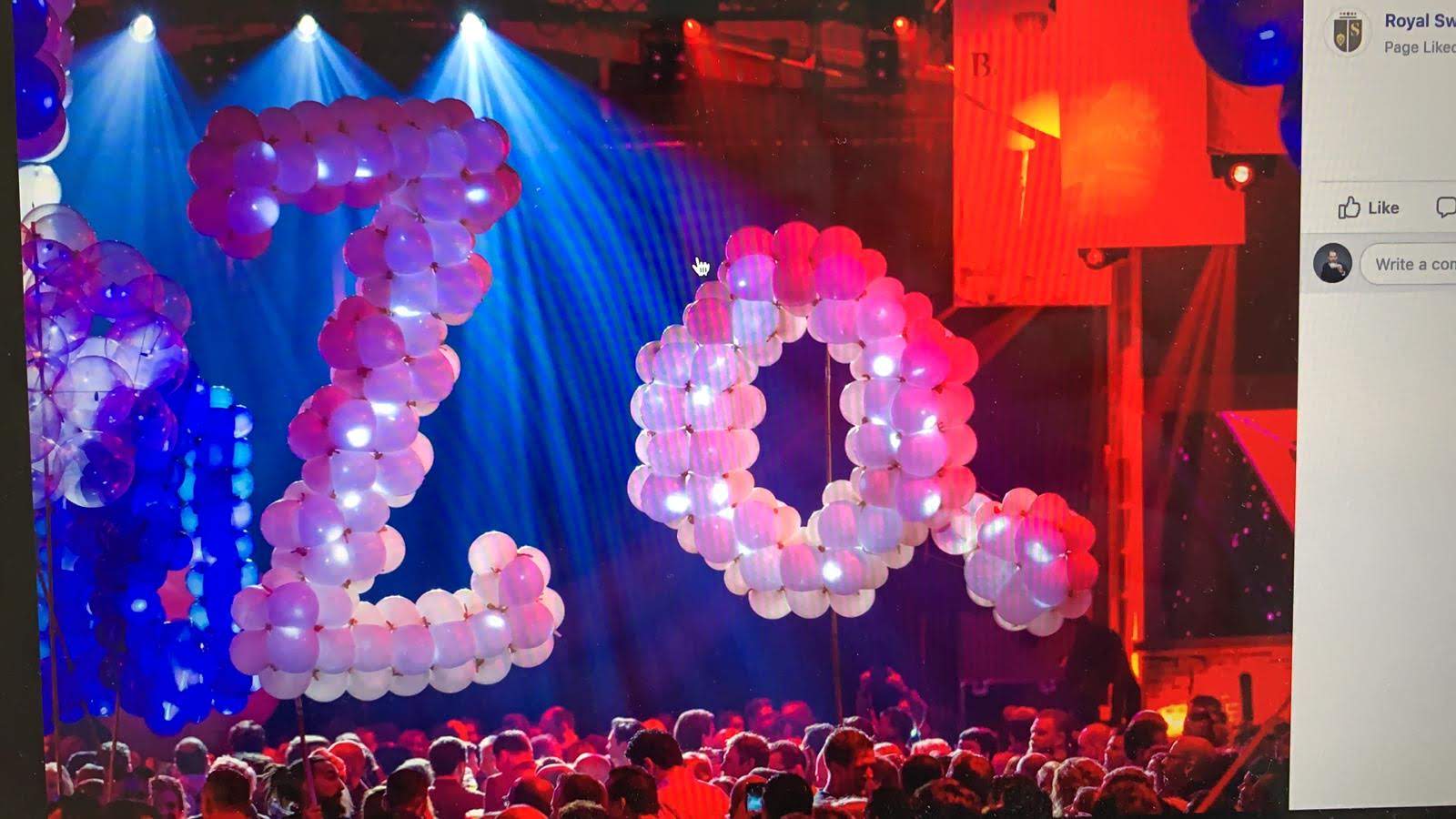 Screenshot of the ZO balloon letters moment during the Bavaria 300 Jaar brand activation in Lieshout (2019)